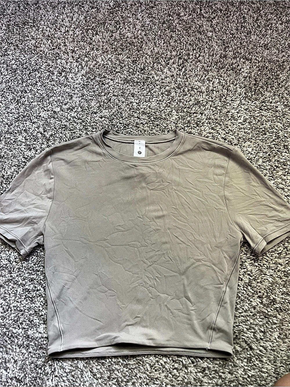 lululemon Wundermost Ultra-Soft Nulu Crewneck Cropped T-Shirt Wundermost Nulu